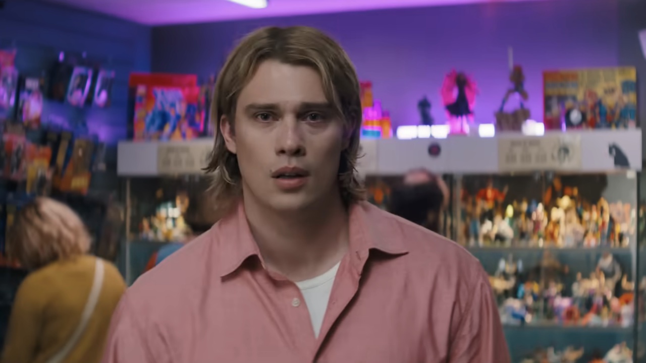 Adam looking emotional looking at the Sword of Power in Masters of the Universe.