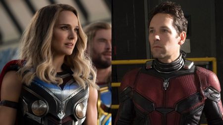 Natalie Portman in Thor: Love and Thunder/Paul Rudd in Ant-Man and the Wasp