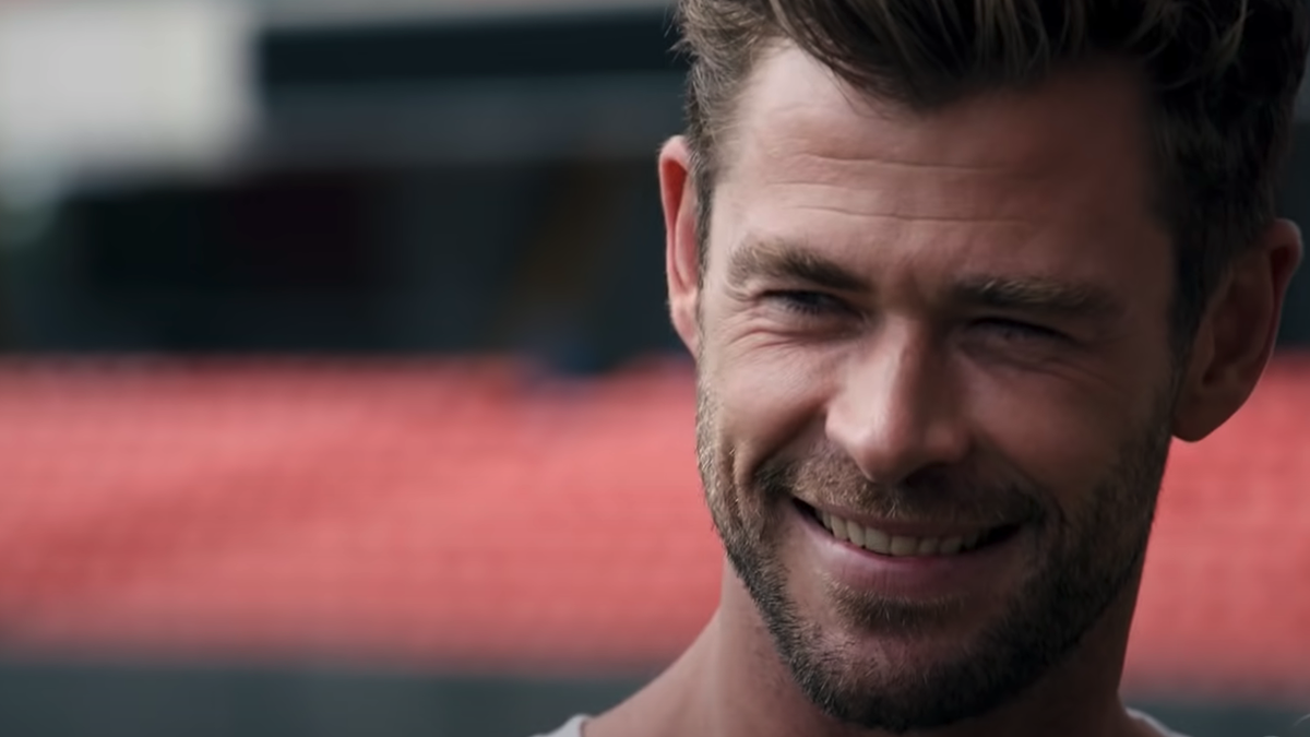 Chris Hemsworth smiles in a scene from the Disney+ film &#039;Limitless with Chris Hemsworth&#039;