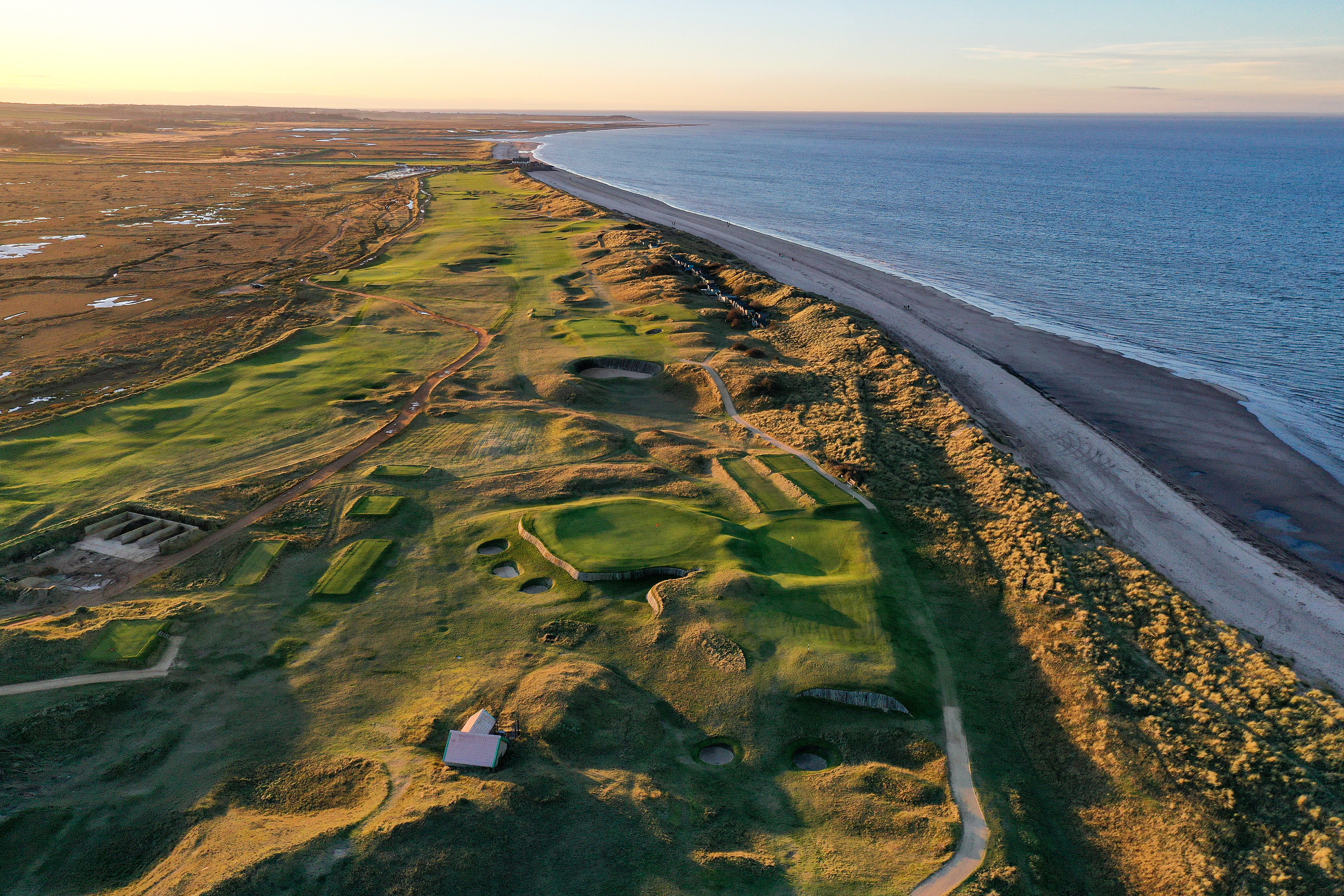 The opening and closing stretches at Royal West Norfolk