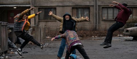 Sylvester Stallone beating up children in Samaritan