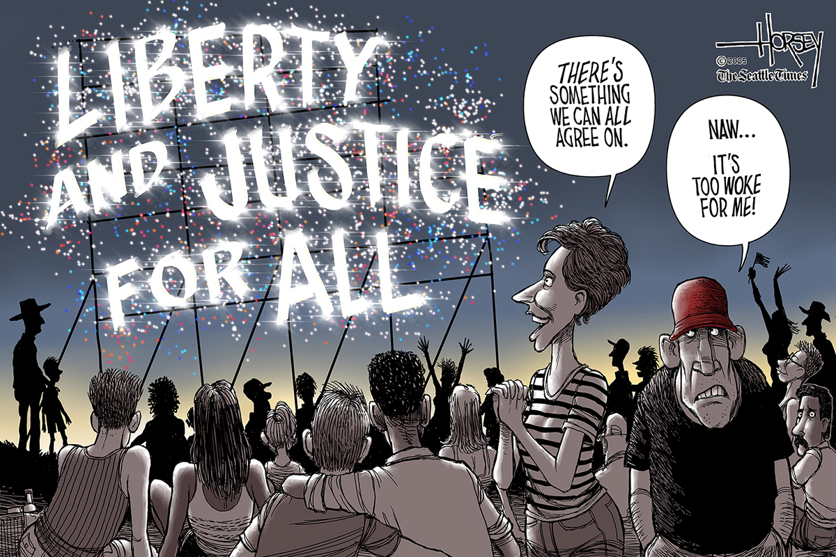 Political cartoon