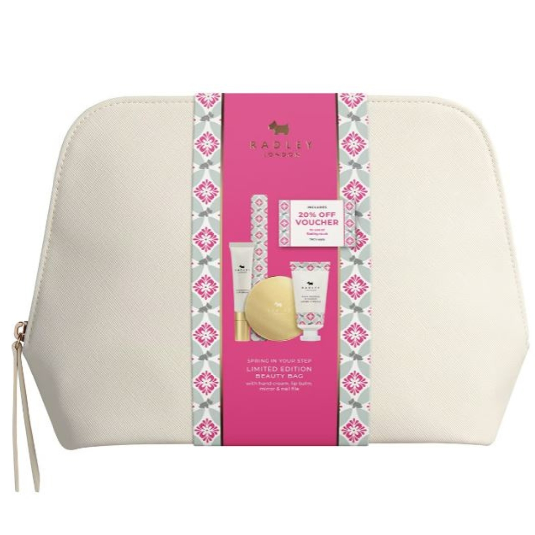 The Radley London Spring in Your Step Limited Edition Beauty Bag from Boots