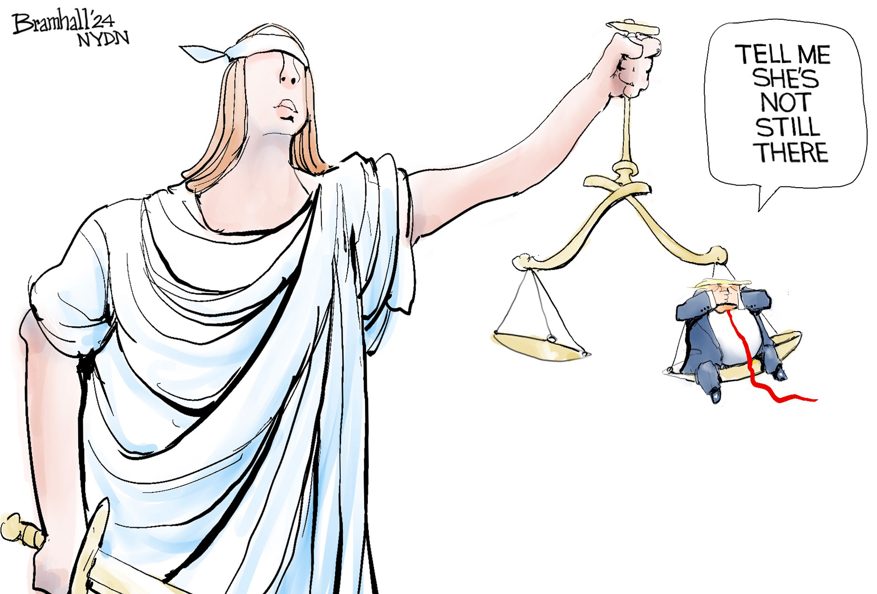 Political cartoon