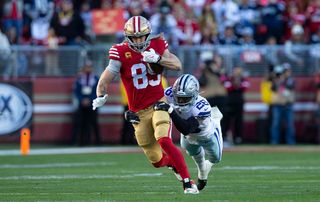 Dallas Cowboys at San Francisco 49ers in a 2022 NFC Divisional NFL Playoff game