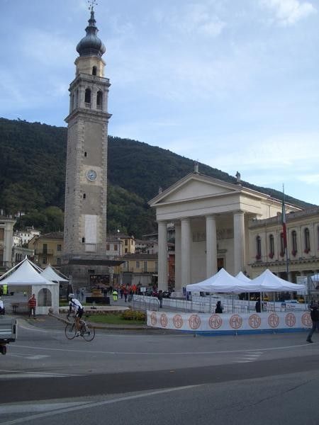 The Bell Tower overlooking Piazza Marconi is considered to be the symbol of Valdobbiadene - apart from the Prosecco, of course!