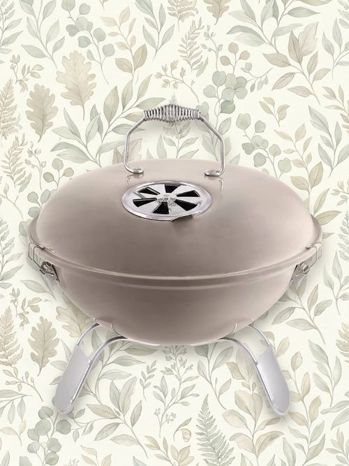 John Lewis Portable Charcoal Bbq, Cool Grey