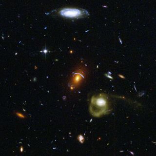 eclectic mix of galaxies hubble