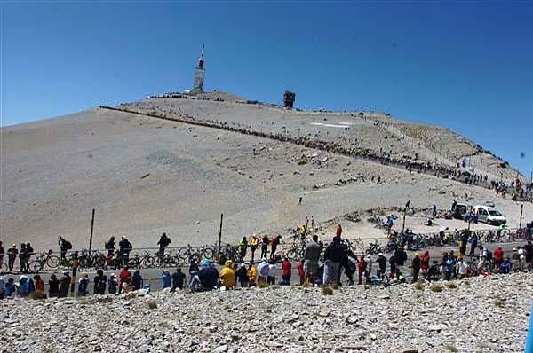 The final section of Mont Ventoux.
