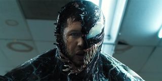 Eddie Brock in the symbiote suit in Venom