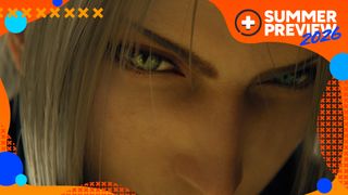 Final Fantasy 7 Revelation screenshot from Summer Game Fest showing a close-up of Sephiroth