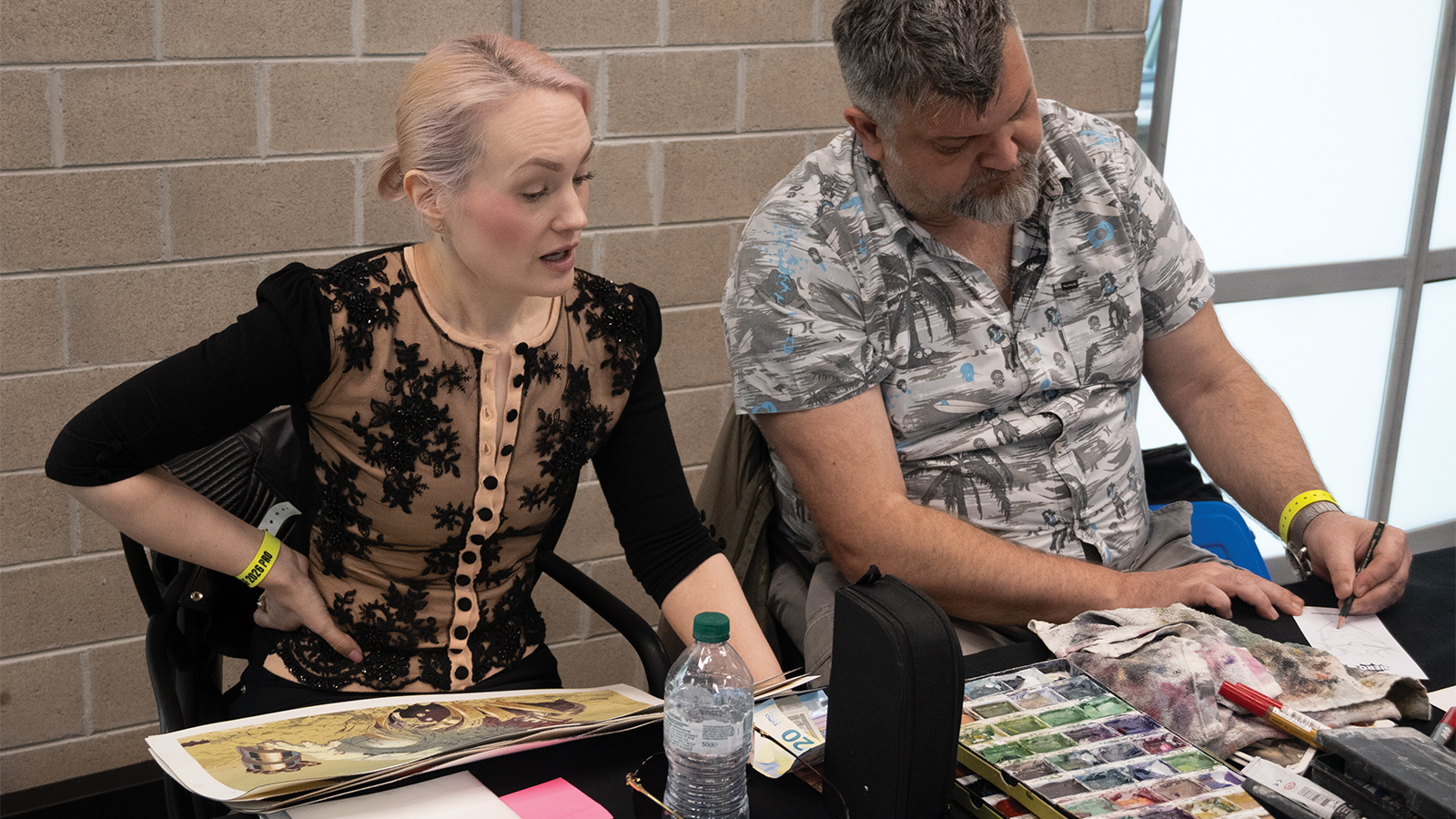 Lake Como Comic Con, photos of a comic con