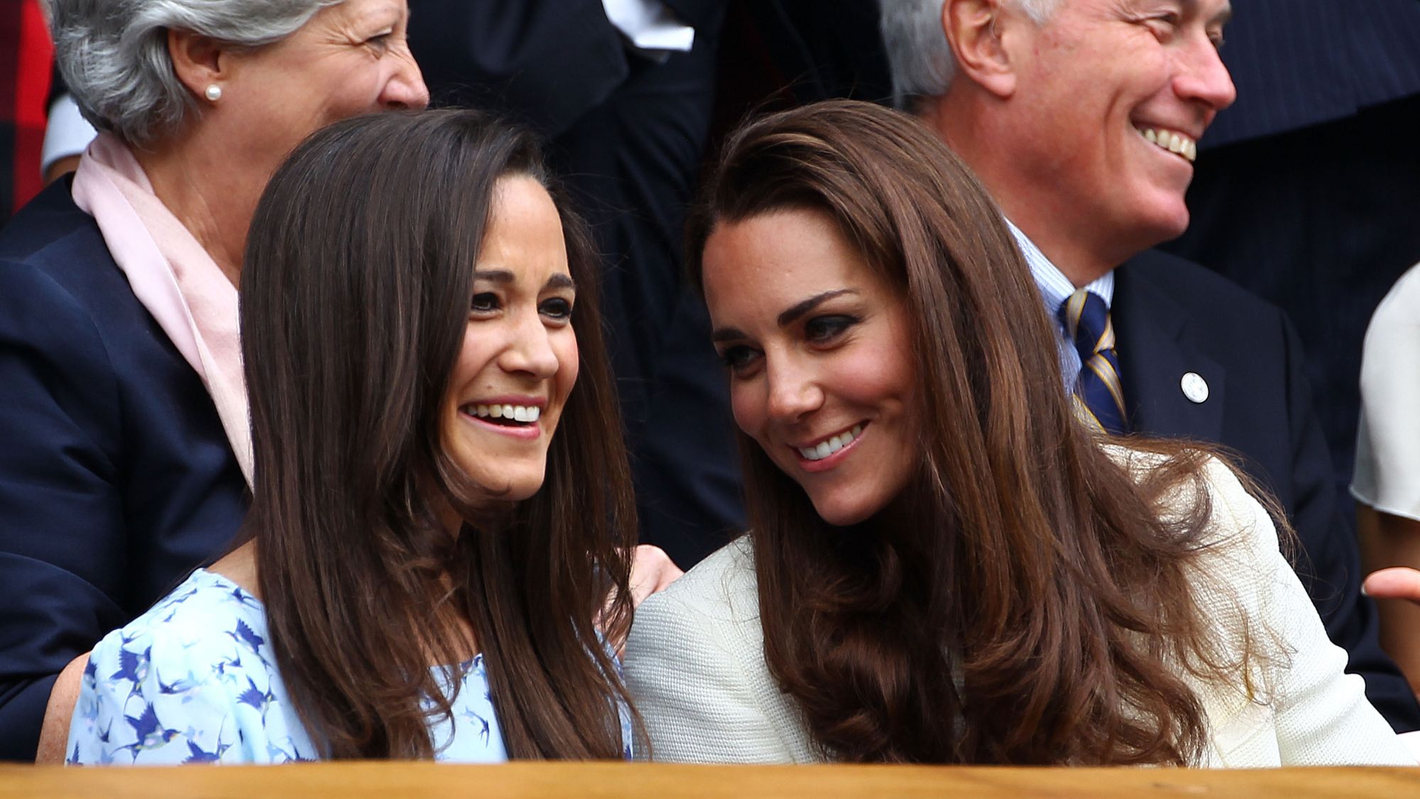 Princess Kate and Pippa Middleton attend the Wimbledon Tennis Championships