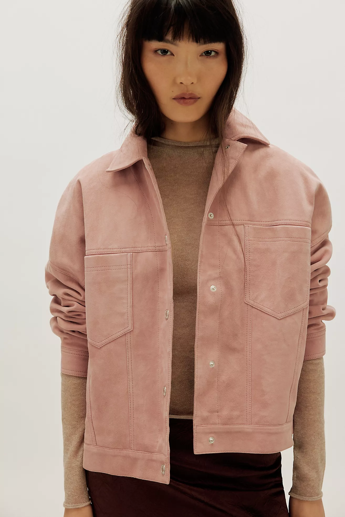 We the Free Opal Swing Suede Jacket