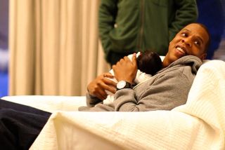 Jay-Z Cuddles Up To Blue Ivy