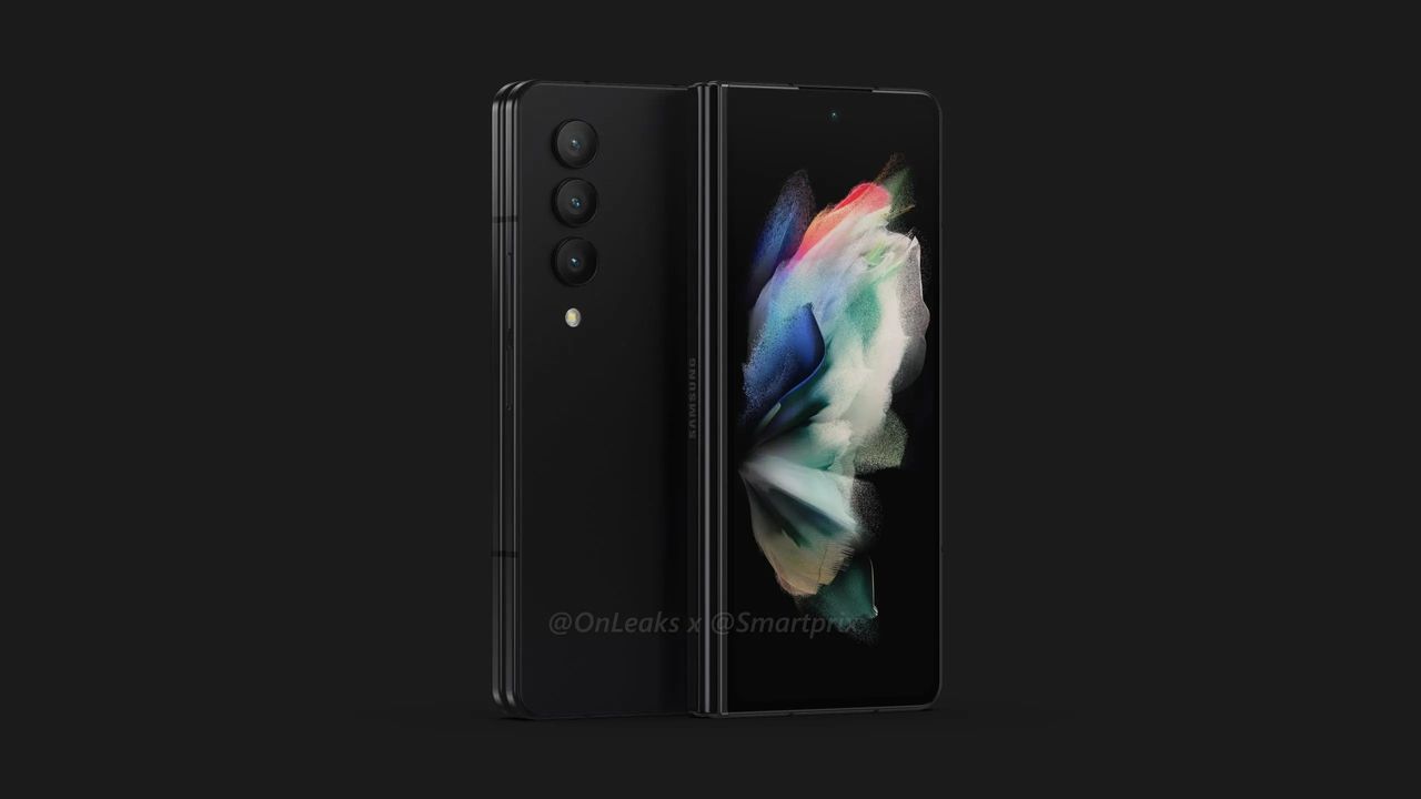 Samsung Galaxy Z Fold 4 CAD Renders 2