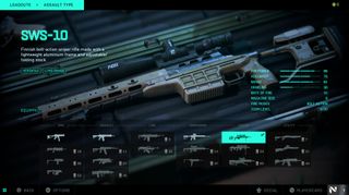 Battlefield 2042 guns - sws-10 stats
