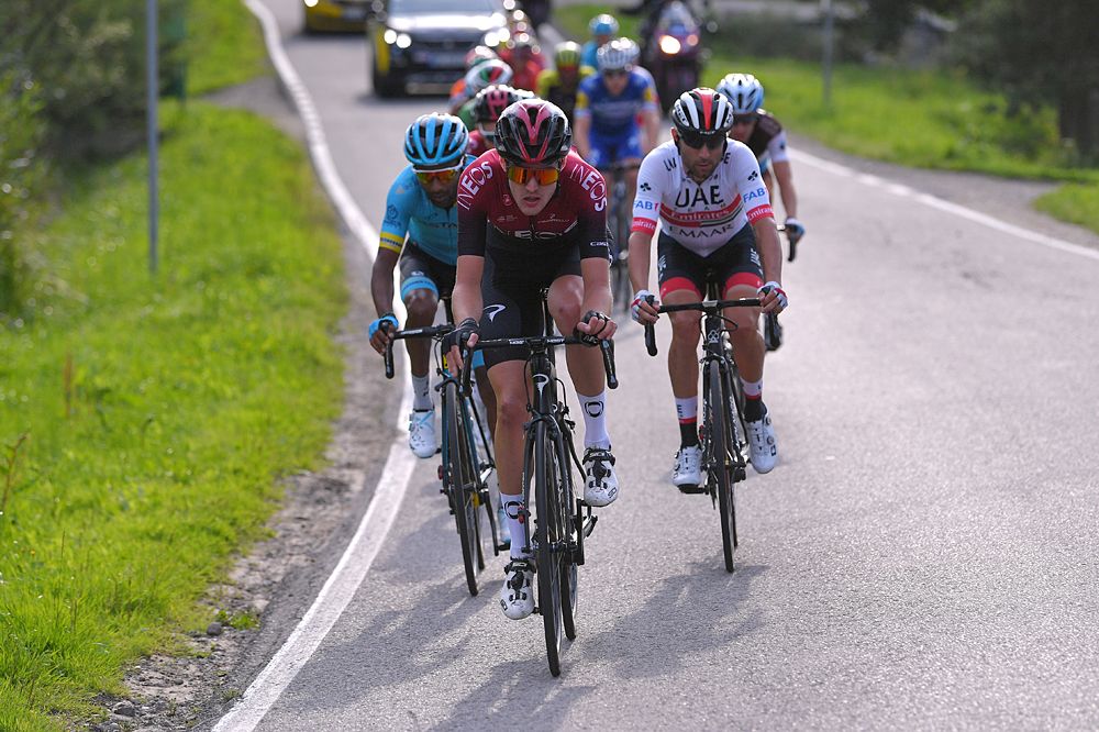 Pavel Sivakov (Team Ineos) second on stage 6 at Tour de Pologne