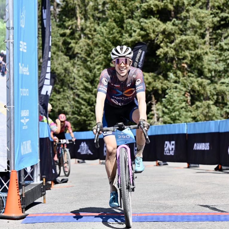 Griffin Easter comes third in Crusher in the Tushar 2022, the third round of the Life Time Grand Prix
