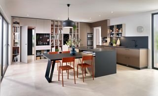 a kitchen with schmidts wonder wall system