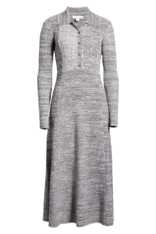 Treasure & Bond Marled Long Sleeve Sweater Dress