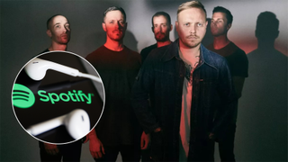 Architects press shot and image of Spotify app on iPhone