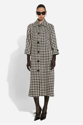 Dolce & Gabbana houndstooth coat