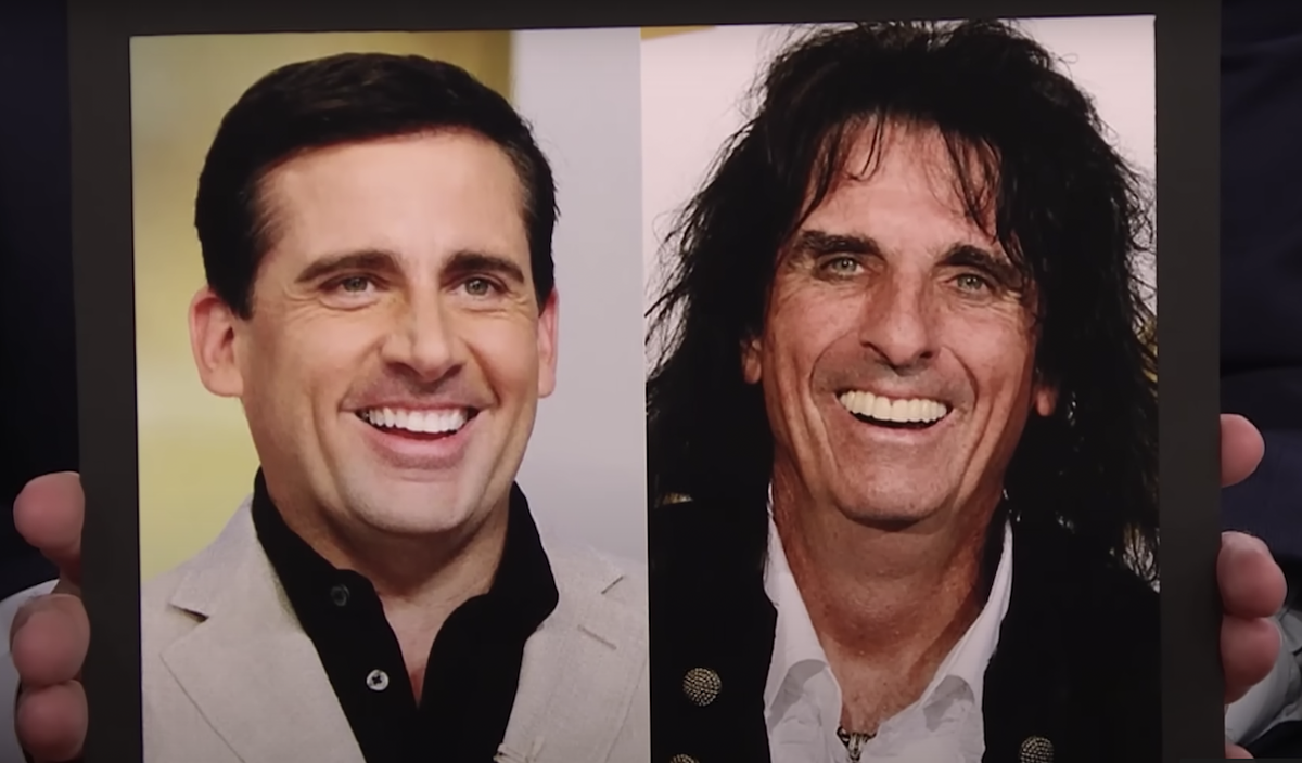 “He couldn’t have been nicer”: Actor Steve Carell on meeting his lookalike Alice Cooper