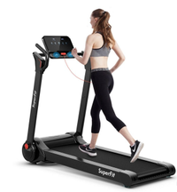 SuperFit 2.25HP Folding Electric Motorized Treadmill With Speaker | was $559.99 | now $401.99
