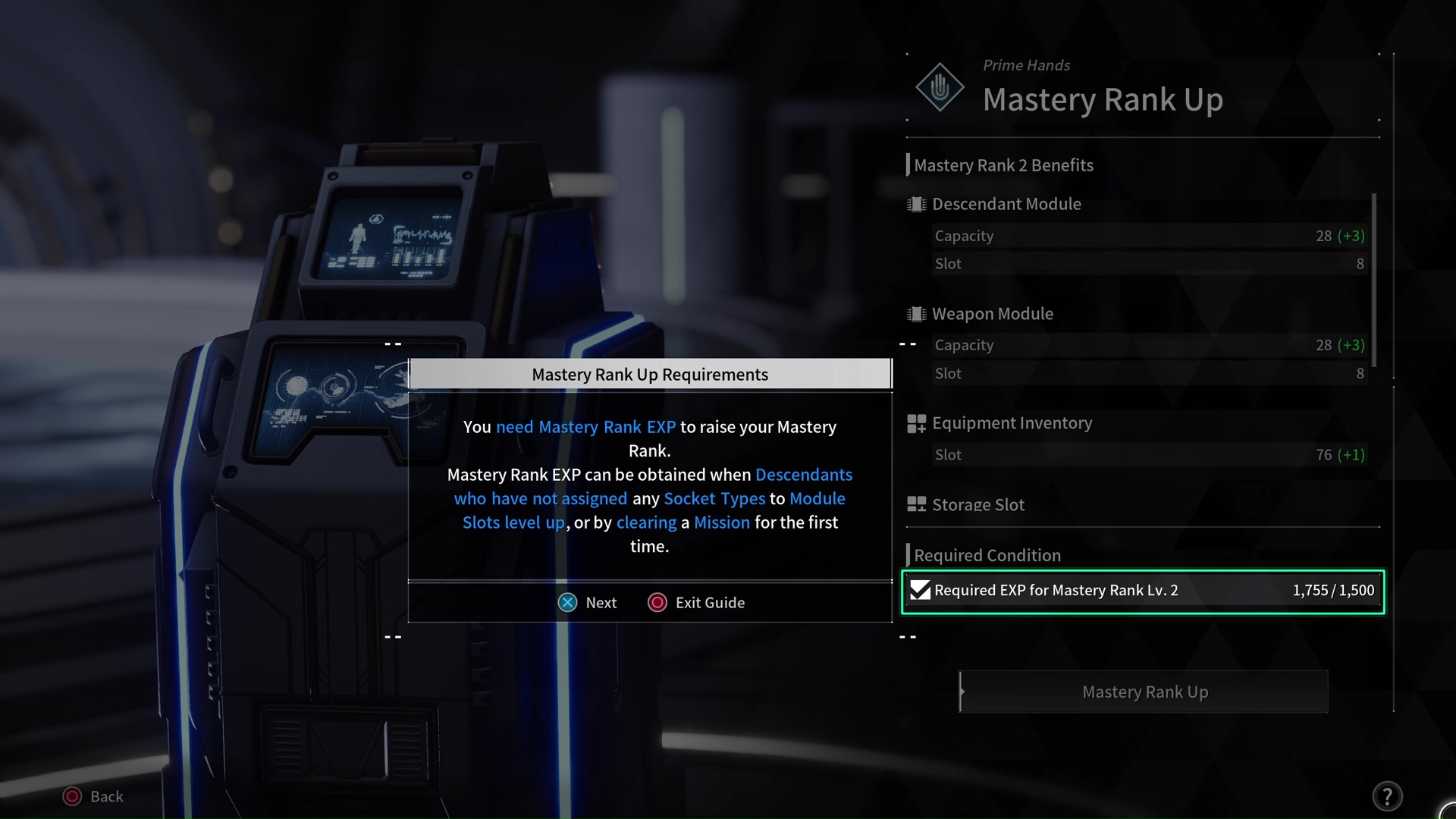 How to get your Mastery rank up in The First Descendant