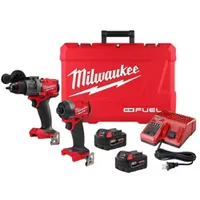 Milwaukee 18V Cordless Hammer Drill and Impact Driver Milwaukee 18V Cordless Hammer Drill and Impact Driver