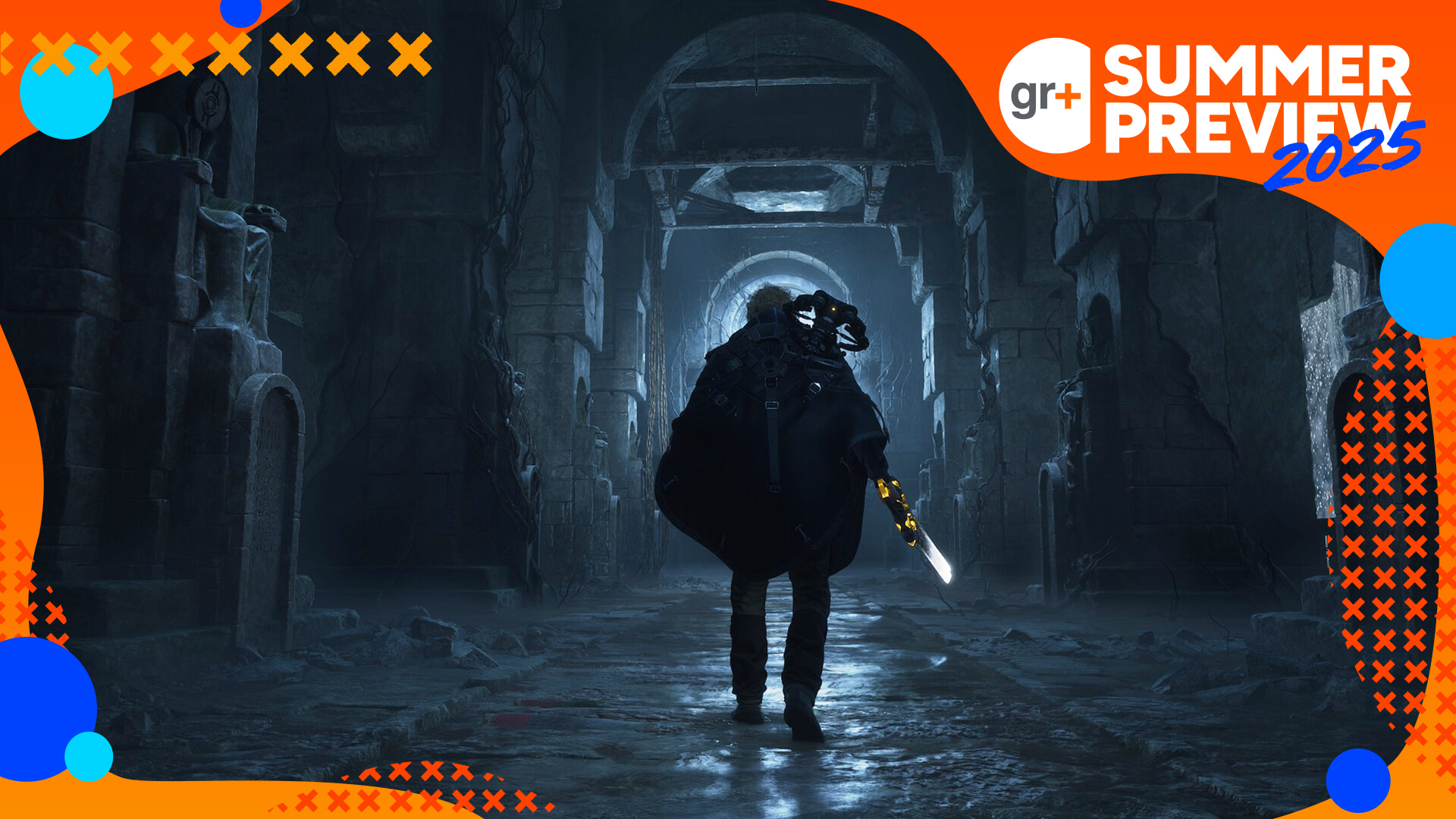 Hell is Us screenshot with GR+ Summer Preview logo
