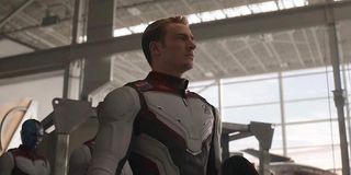 Captain America wearing Quantum Realm suit in Avengers: Endgame