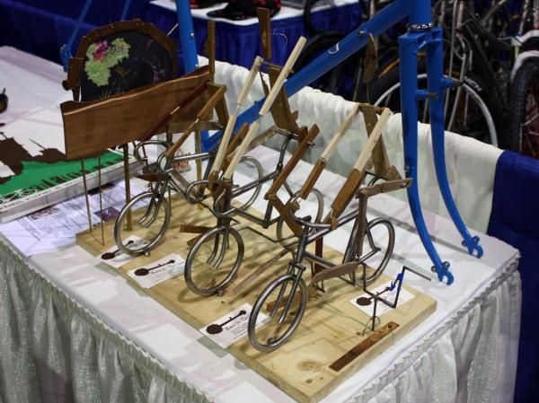 Banjo Cycles' Aaron Rogers also crafted this neat little display.