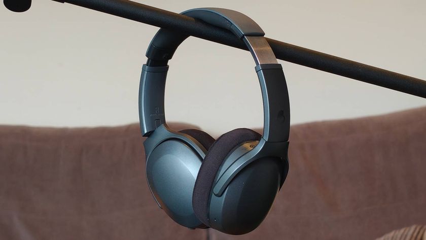 The Skullcandy Crusher 540 Active on a sofa.