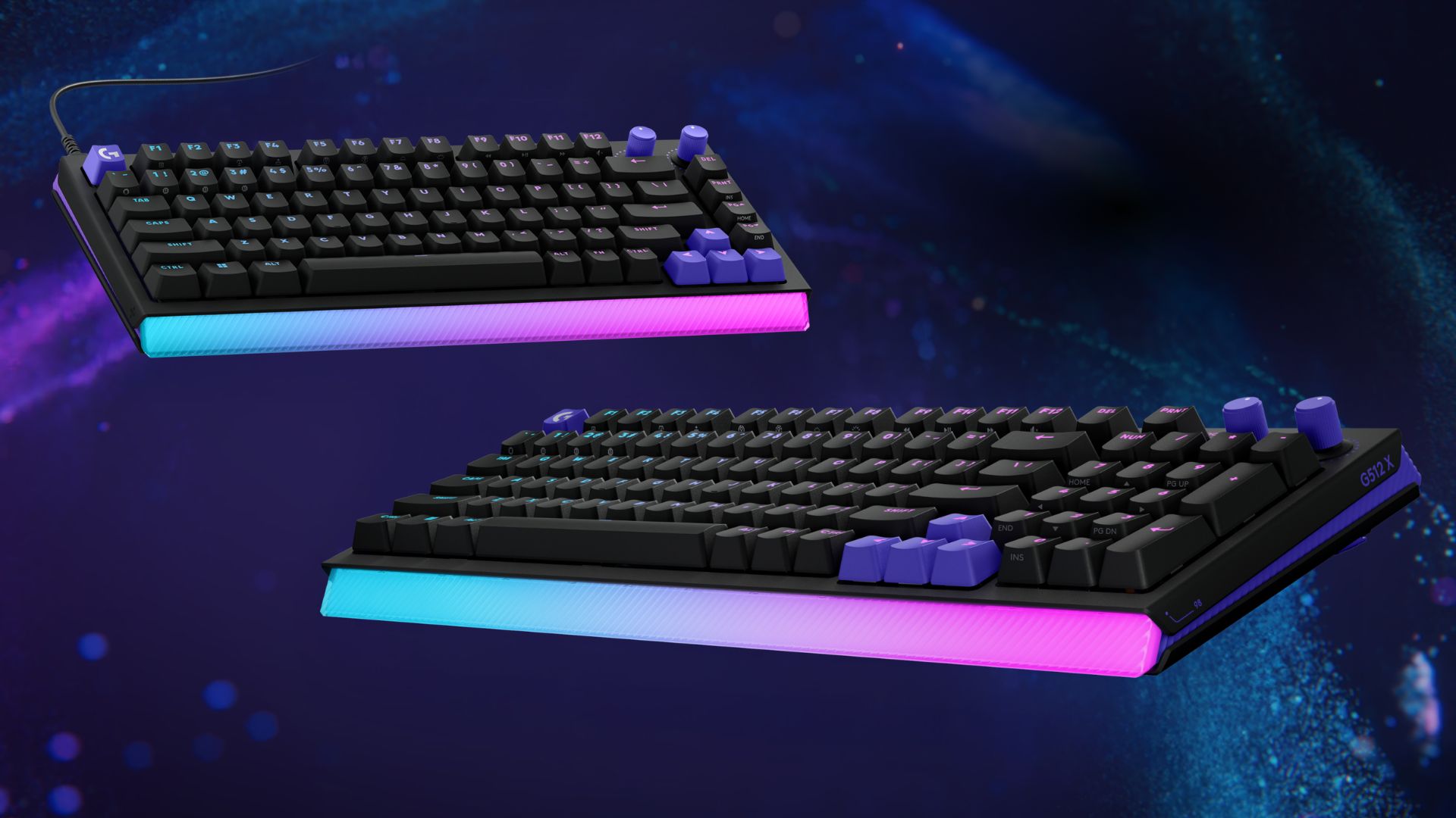 A Logitech G keyboard