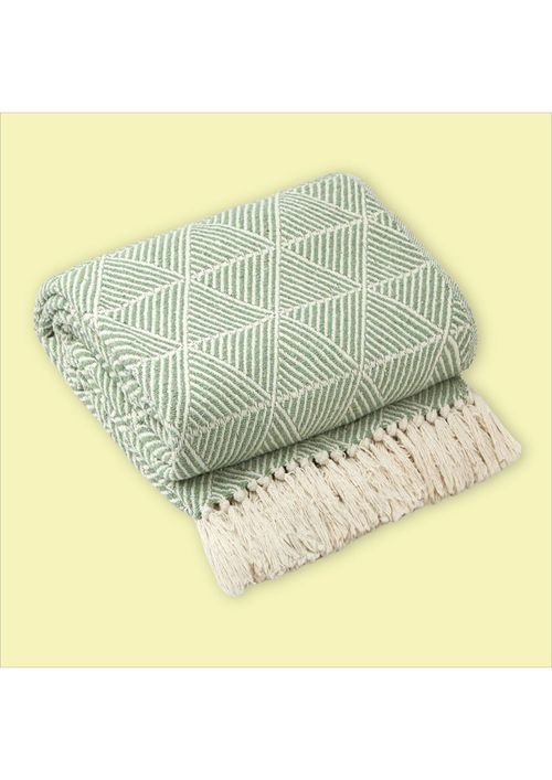 In- & Outdoor Embroidered Floral Cushion in Ochre Yellow