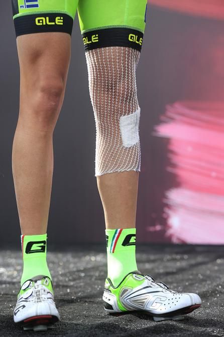 Many riders are sporting bandages after the stage 6 crash