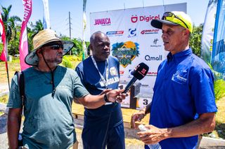 Organisers at the Jamaica International Cycling Classic