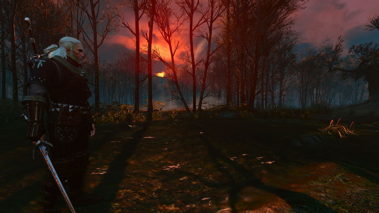 8K screenshots of The Witcher 3 game