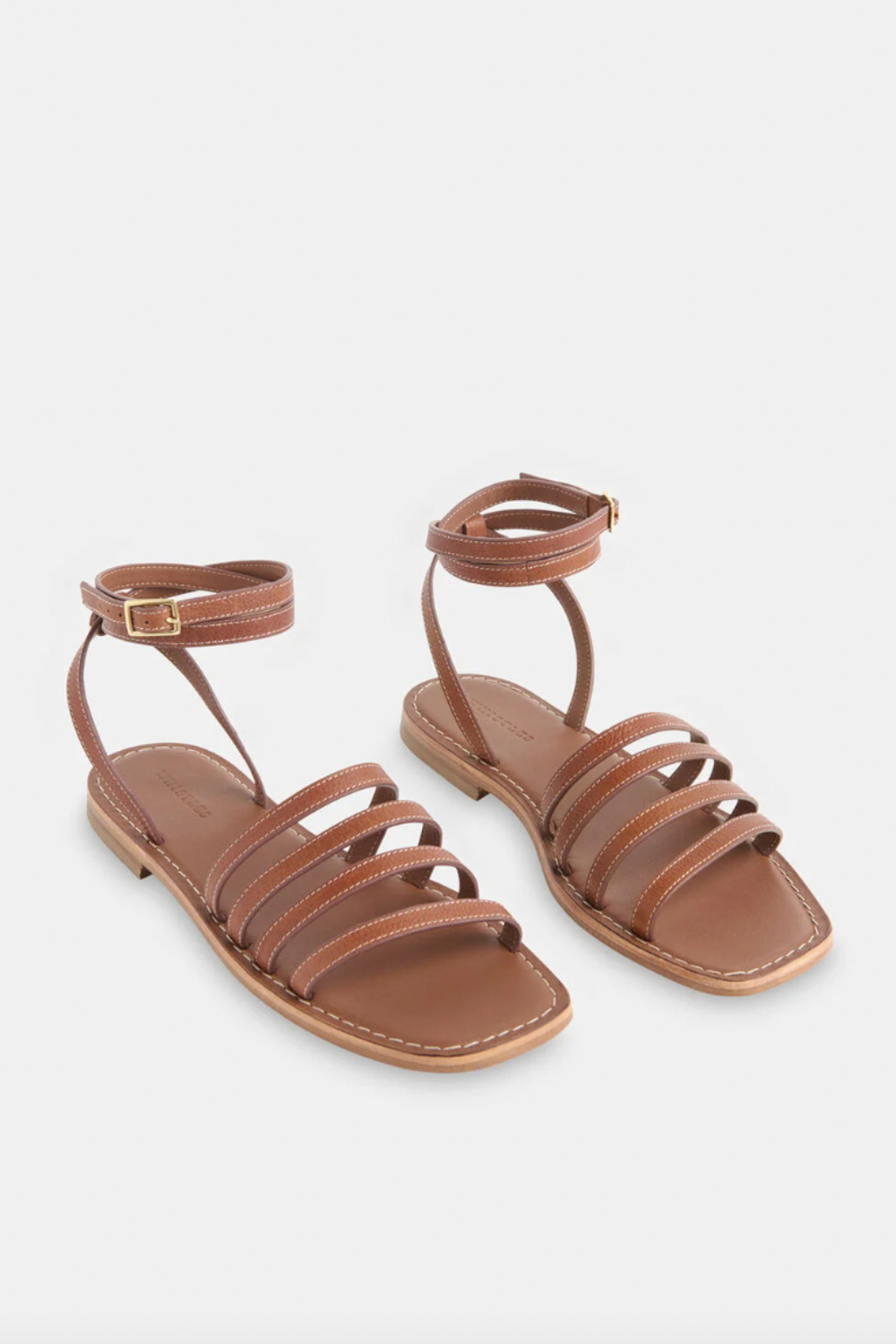 Tan Bruna Strappy Sandal