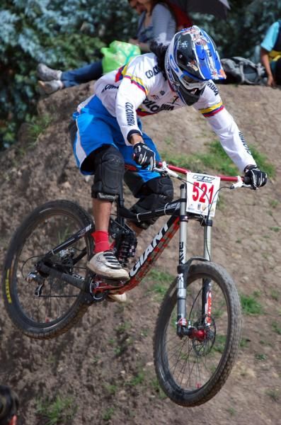 The Colombians were out in force at the PAN downhill championships.