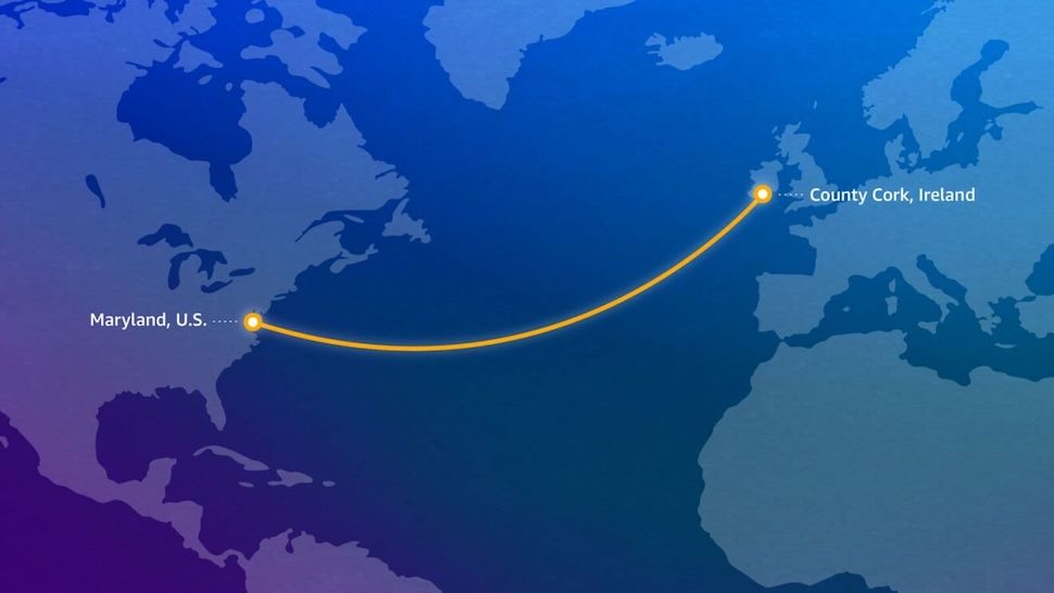 AWS está construyendo un nuevo cable submarino de Internet de alta velocidad para conectar Estados Unidos e Irlanda