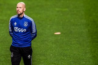 Manchester United manager Erik Ten Hag during his time at Ajax