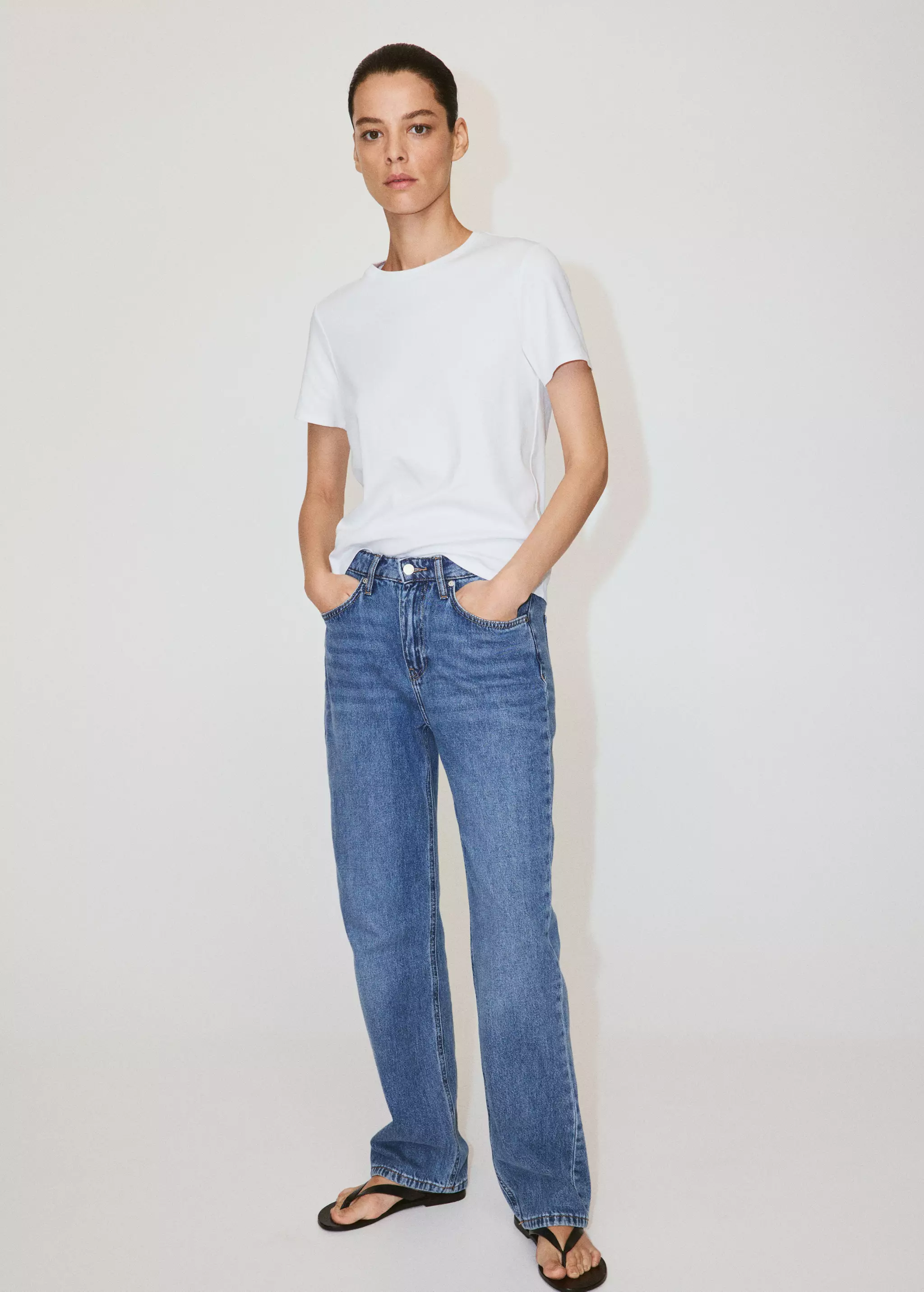 100% Cotton T-Shirt - Women | Mango United Kingdom