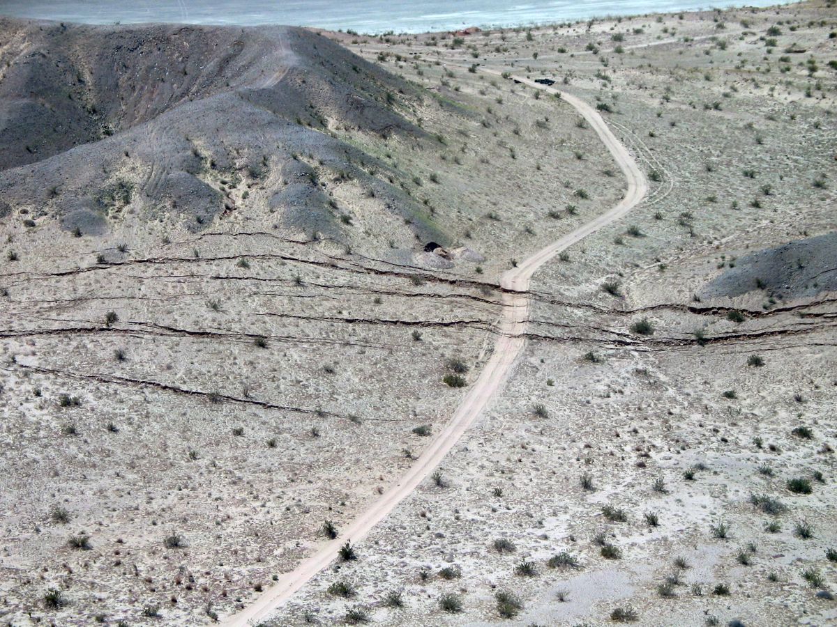 Baja California 7.2 Earthquake fault rupture