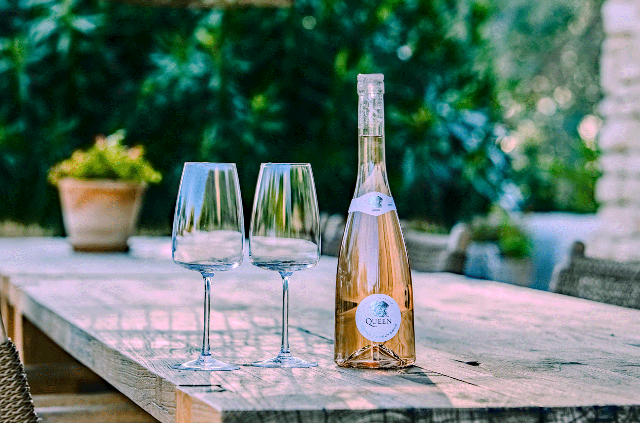 Queen C&amp;ocirc;tes de Provence Ros&amp;eacute; Cuv&amp;eacute;e Rock n&amp;rsquo; Roll 2025