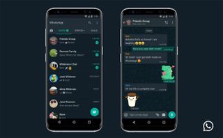 WhatsApp dark mode