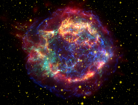 Meteore in Supernova