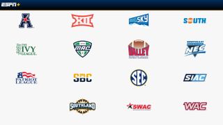 College football on ESPN Plus homepage